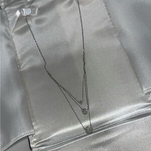 14KWG Diamond Layered Necklace